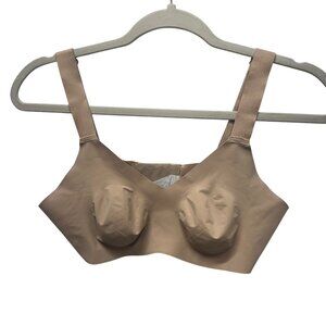 Knix by Knixwear nude seamless wireless comfort bra shape-wear size 2 B cup